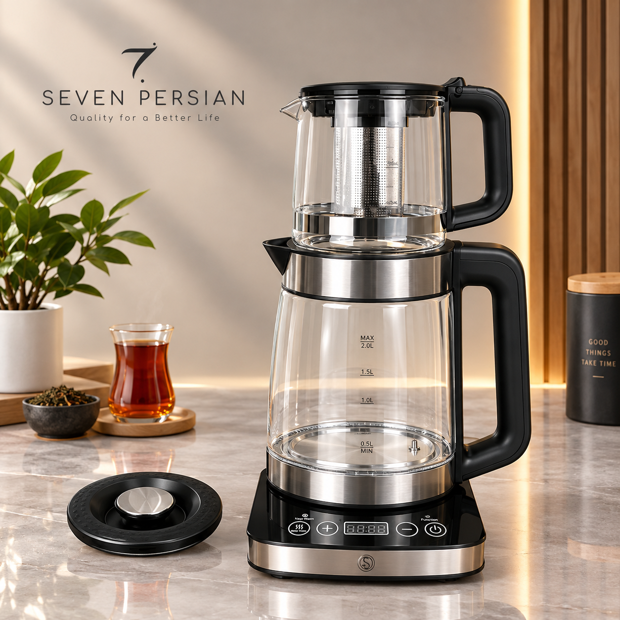 چای‌ساز روهمی هوشمند سارینا مدل ۷۵ 75